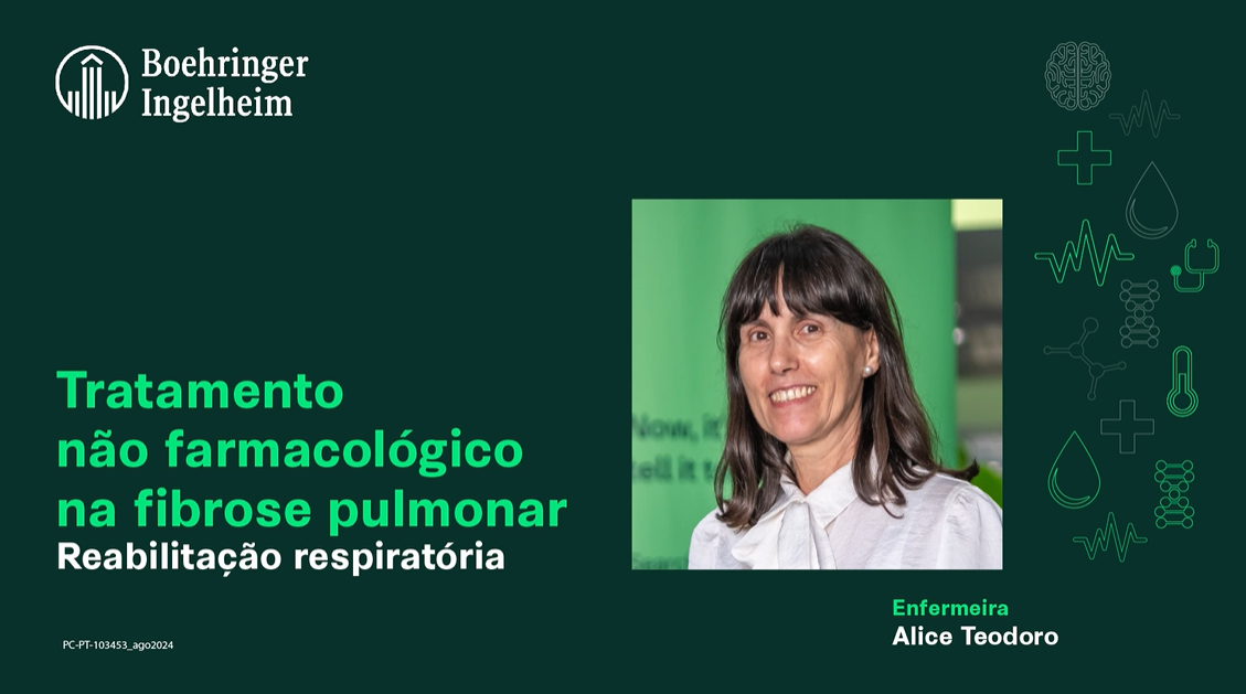Tratamento não farmacológico na fibrose pulmonar Reabilitação respiratória